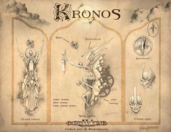 Kronos presentaci&oacute;n de personajet
